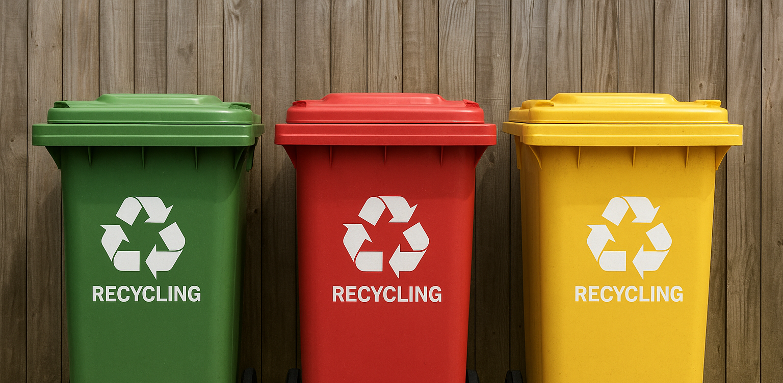 Környezetmenedzsment - újrahasznosító kukák